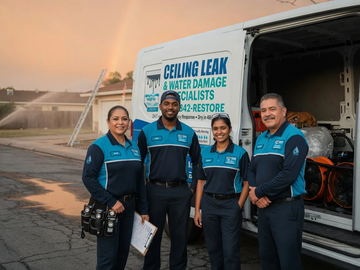 Ceiling Leak Cleanup company in Somerset, TX