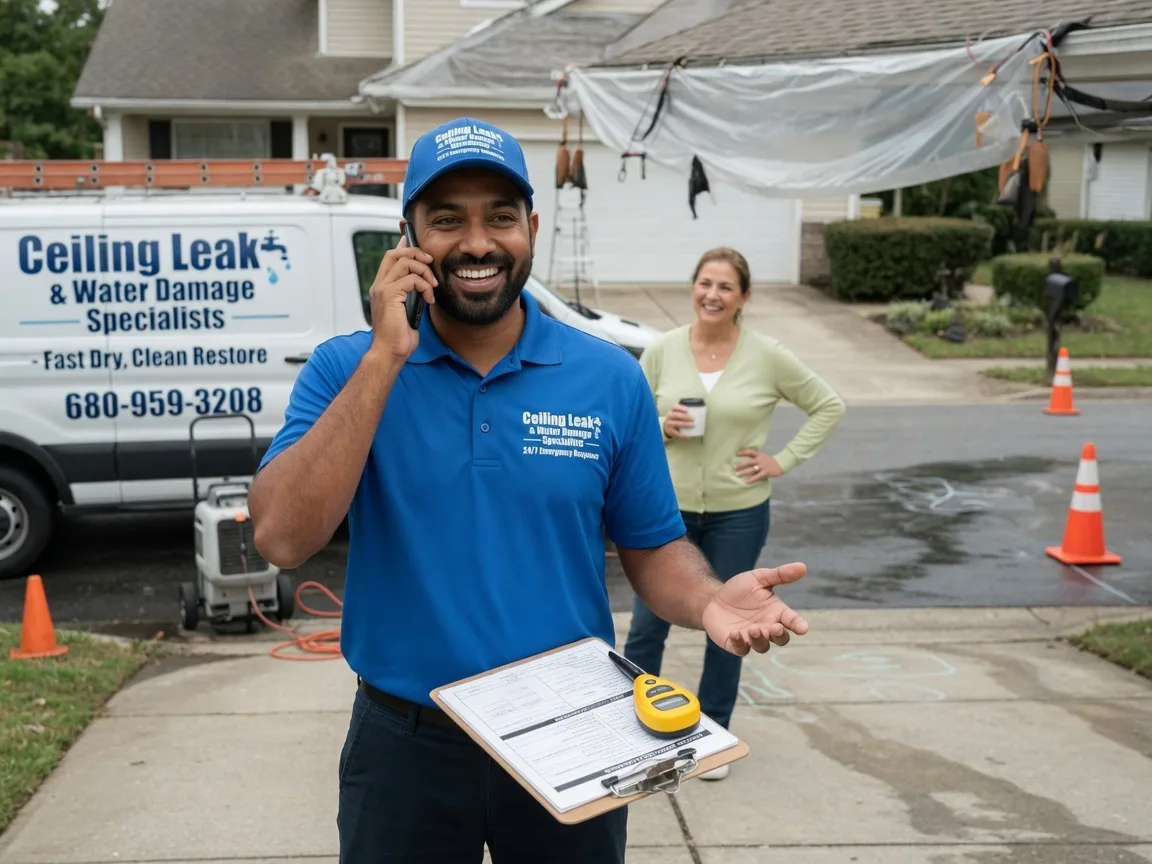Ceiling Leak Cleanup Somerset, TX FAQs